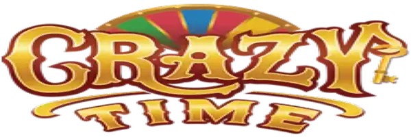 Crazy Time online game logo by Evolution on hugocasinos-es.com