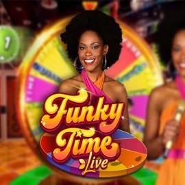 Funky Time online game logo by Evolution on hugocasinos-es.com