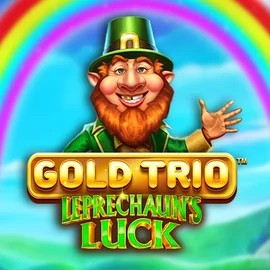 Gold Trio Leprechaun's Luck slot icon by Playtech, available at Hugo Casino