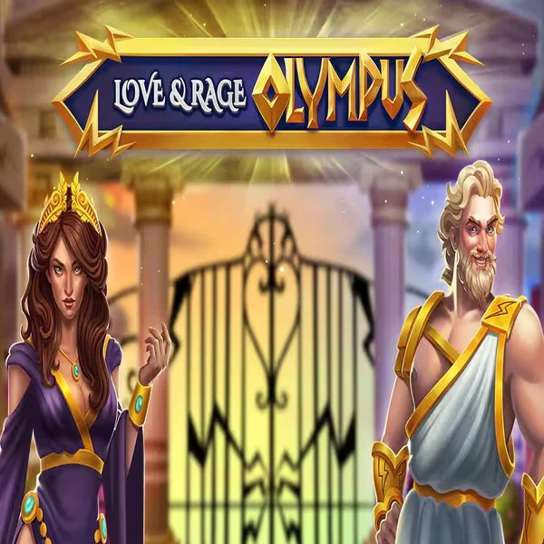 Official Slots logo: Love and Rage Olympus by Greentube at Hugo Casino