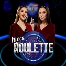 Mega Roulette online game logo by Pragmatic Play on hugocasinos-es.com