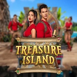 Treasure Island slot logo by Pragmatic Play at Hugo Casino